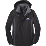 Mid-State Mustangs Colorblock 3-in-1 Jacket