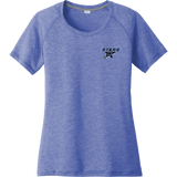 Grand Valley Stars Ladies PosiCharge Tri-Blend Wicking Scoop Neck Raglan Tee