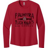 Palmyra Black Knights Women's Cotton Relaxed Long Sleeve Tee